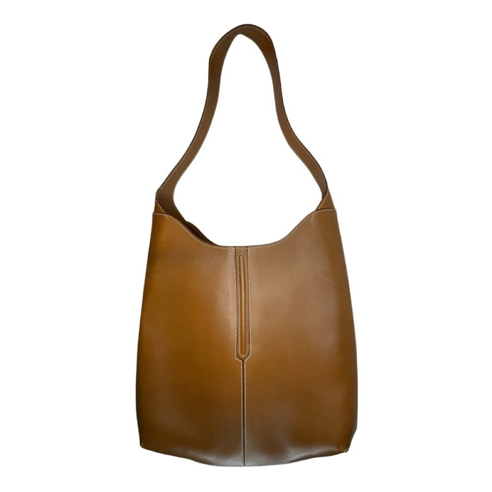 EUC Lancel | Leather Bucket Hobo | Camel